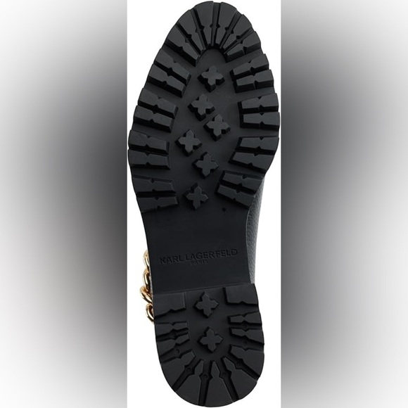 KARL LAGERFELD Women's Lug Bottom Pierson Mid Shaft Boot Ankle - Picture 5 of 5